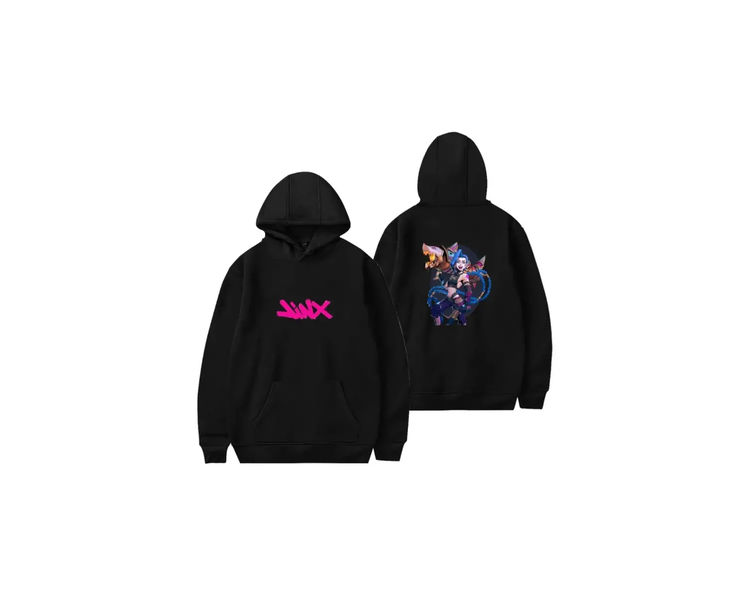 Siyah Arcane Jinx Harajuku