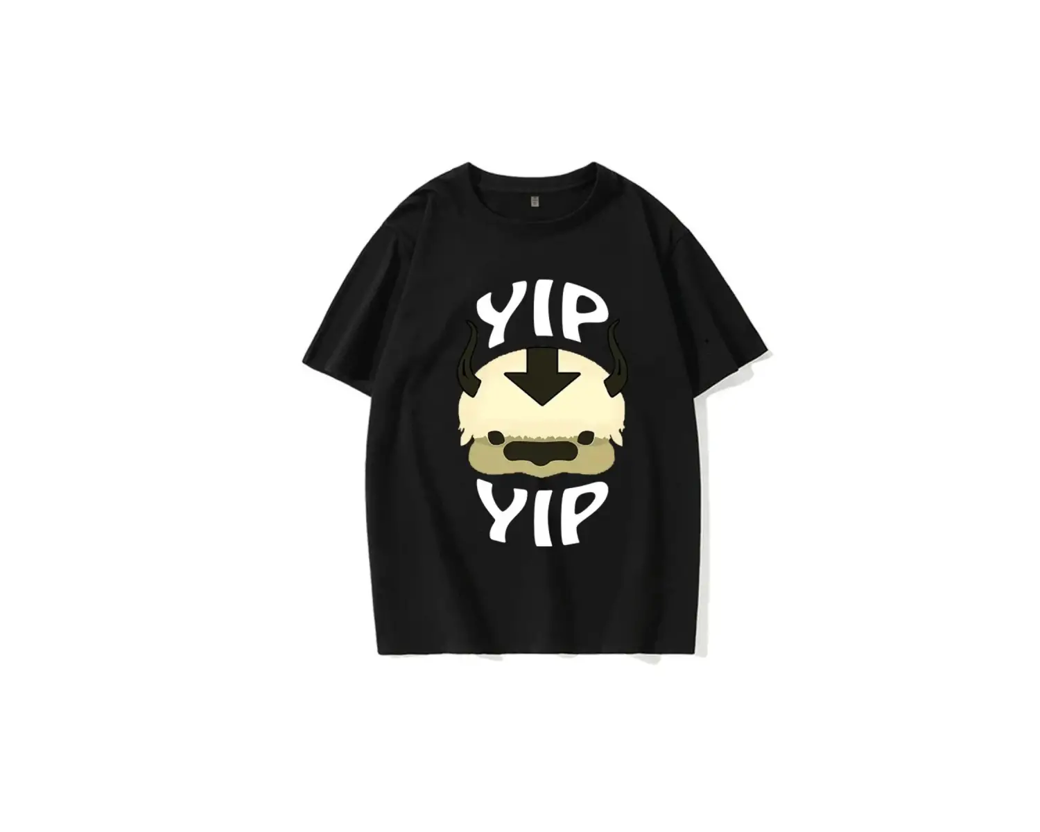 Siyah Avatar Son Hava Bükücü Tee Appa Yip Harajuku AB Boyutu Tshirt Mange Y2k s