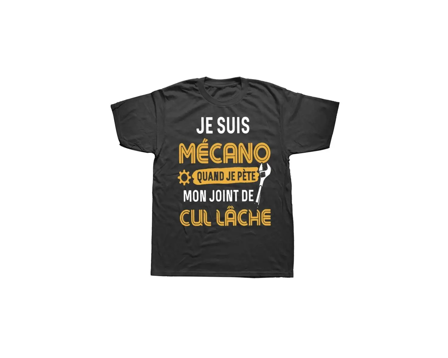 Siyah Biliyorsun ben mekanik komik fransız metin baba hediye işçi mizah Vintage Tee p