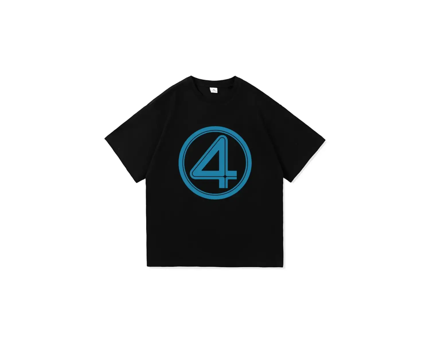 Siyah Fantastik Dört İlk Adım Film an Harajuku Üstleri Hediye Grafik