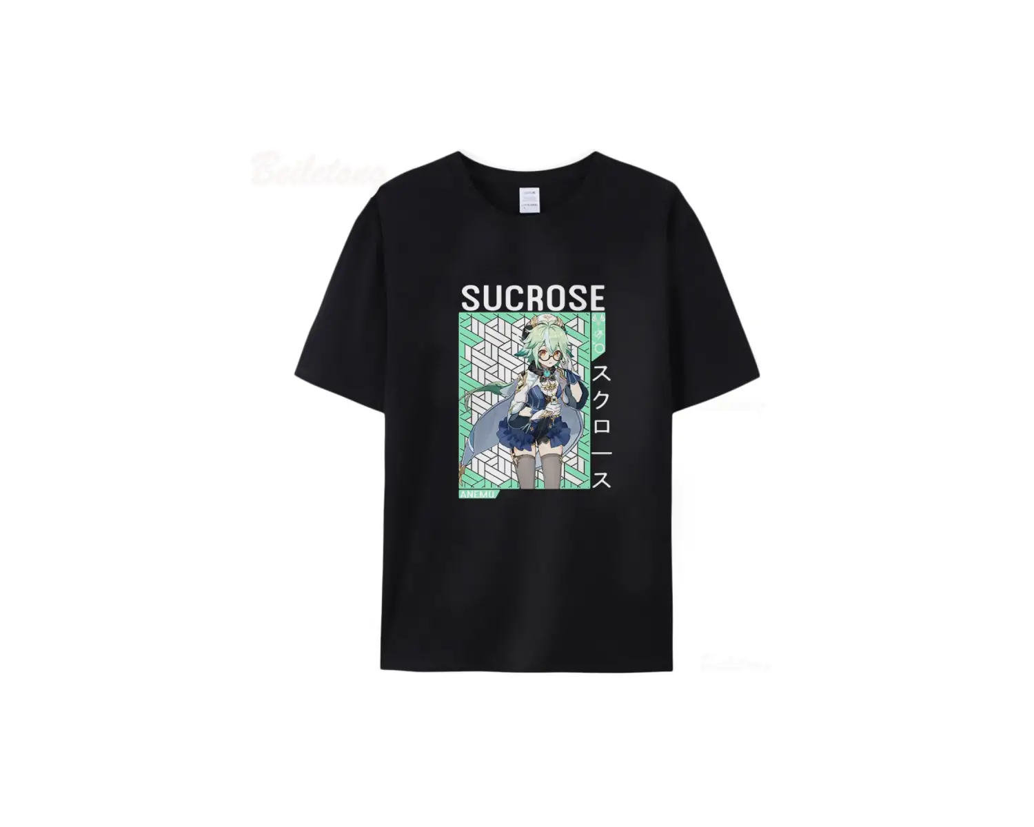 Siyah Genshin darbe Lisa Barbara Noelle Fischl Sucrose Mona Qiqi