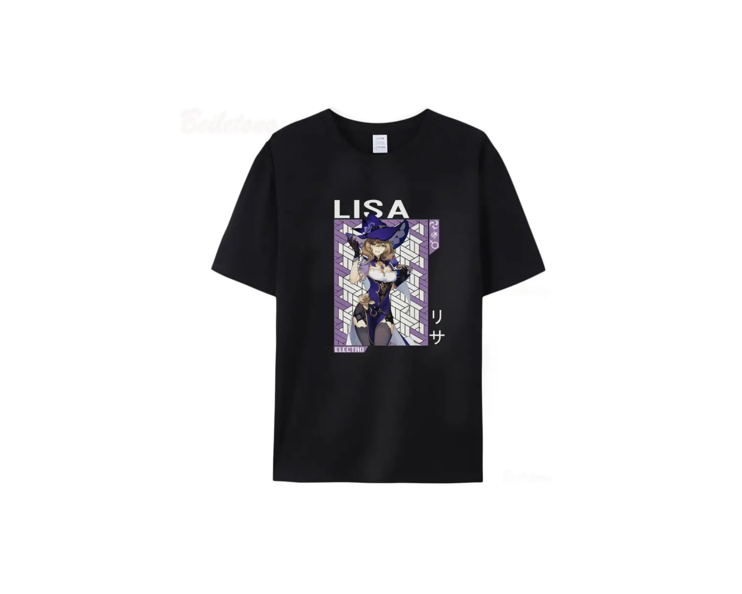 Siyah Genshin darbe Lisa Barbara Noelle Fischl Sucrose Mona Qiqi