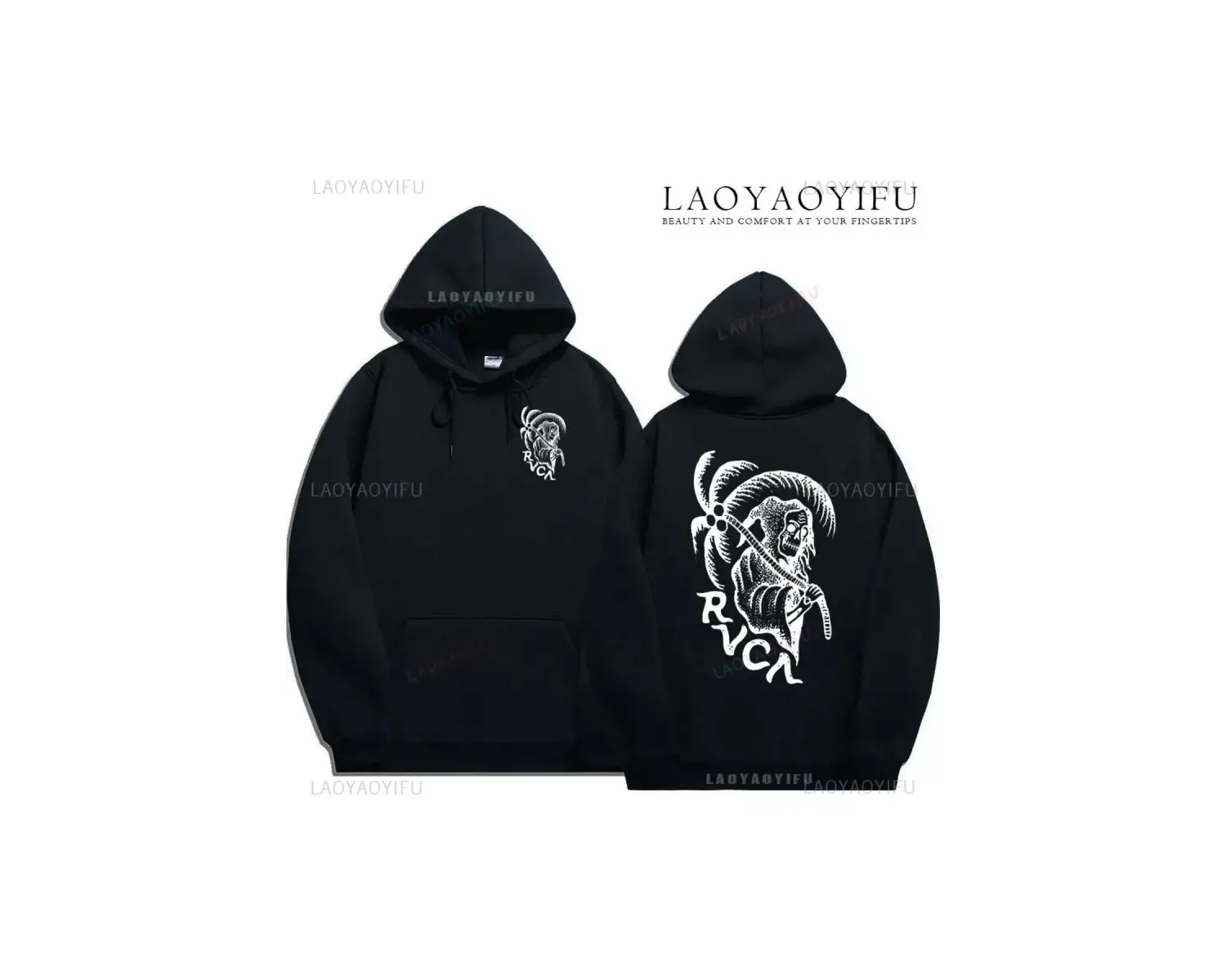 Siyah Grafik Giyim Sokak Şıklığı