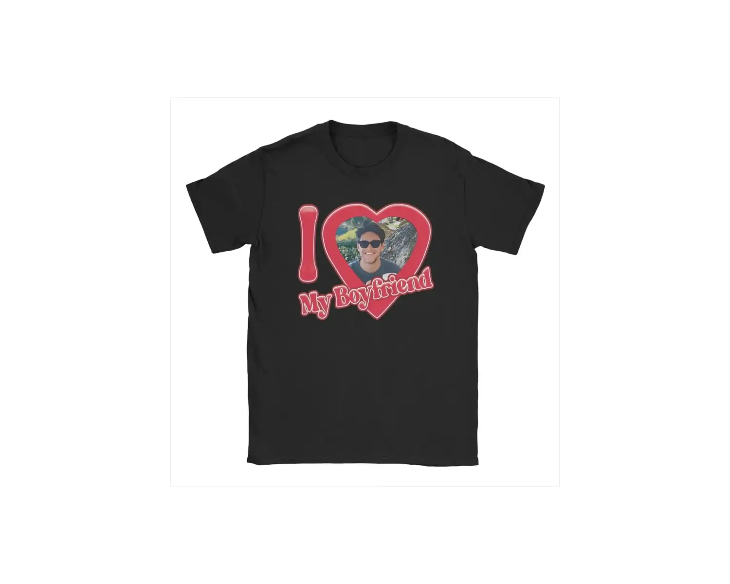 Siyah Harry ve Niall Horan Aşk Tur ler lar için Çılgın Yuvarlak Boyun Tee