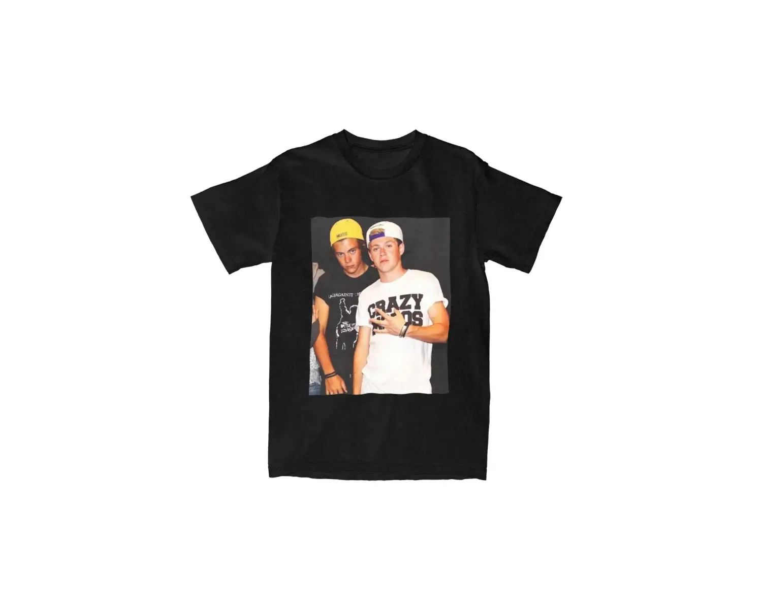 Siyah Harry ve Niall Horan Aşk Tur ler lar için Çılgın Yuvarlak Boyun Tee