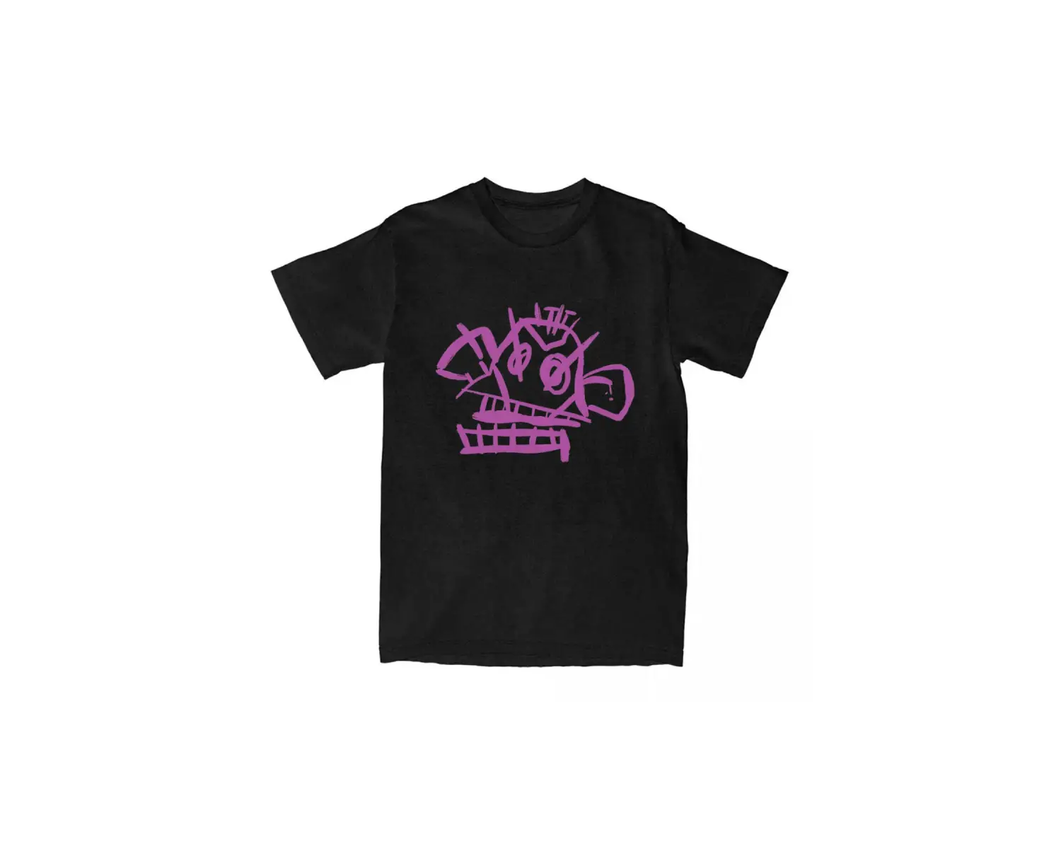 Siyah Jinx Arcane Monkey Unisex Streetwear Grunge Aesthetic Short Sleeve Cotton T