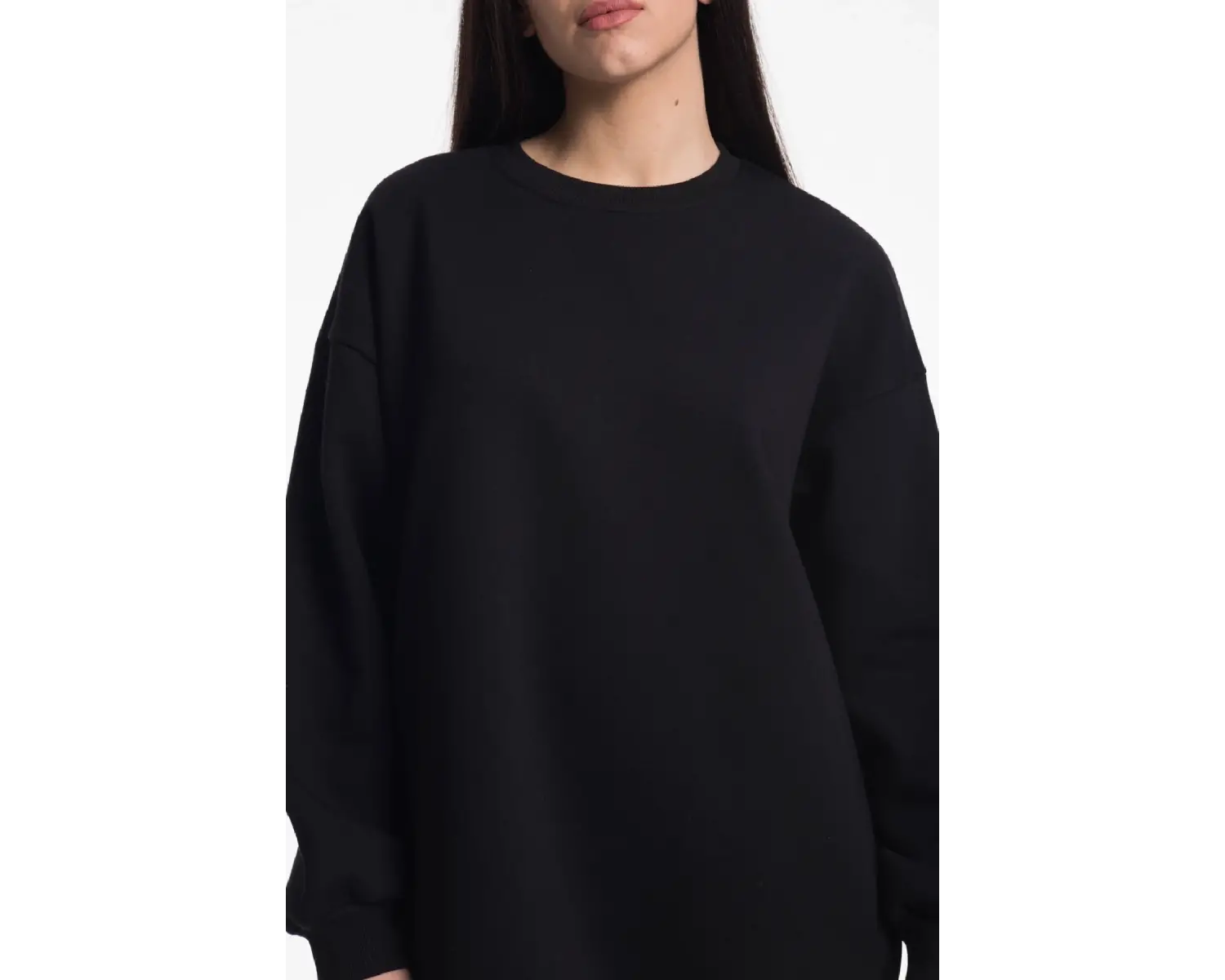 Siyah Kadın Sweatshirt