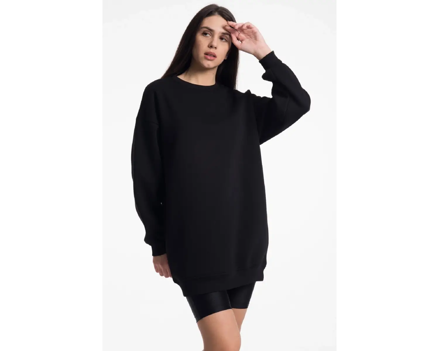 Siyah Kadın Sweatshirt