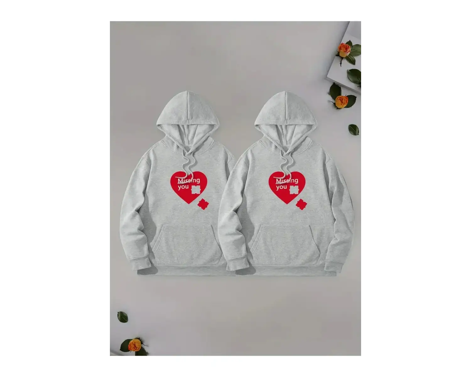 Siyah Kapşonlu Sweatshirt Çift Sevgili Kombinleri Couple Clothing