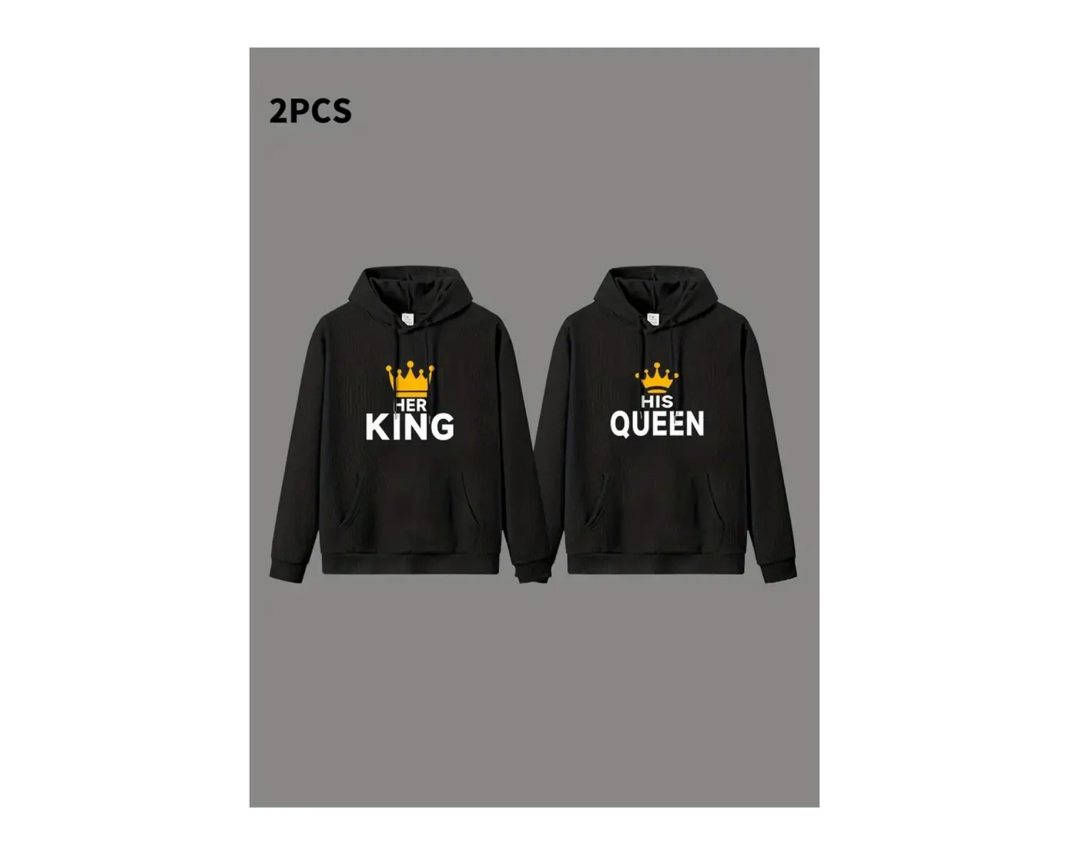 Siyah Kapşonlu Sweatshirt Çift Sevgili Kombinleri Couple Clothing