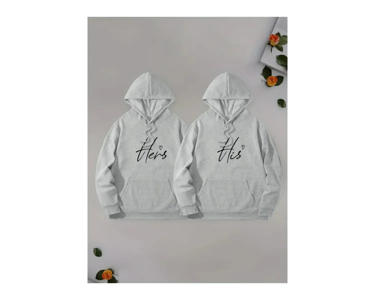 Siyah Kapşonlu Sweatshirt Çift Sevgili Kombinleri Couple Clothing