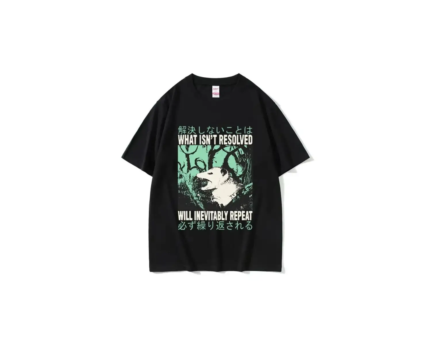 Siyah Komik Peynir Yiyen Makinesi Japon Sıçan Grafik ler Vintage