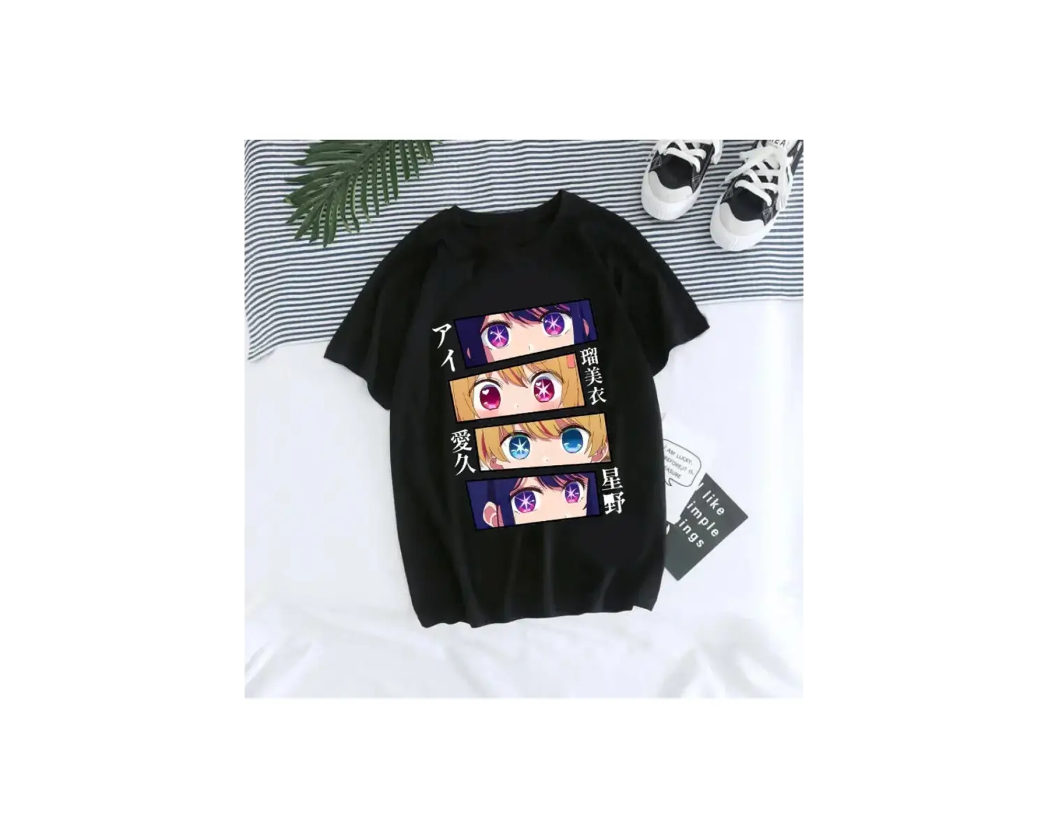 Siyah Manga Anime Oshi No Ko Harajuku Ullzang Female Ai Ruby Akane Aquamarine