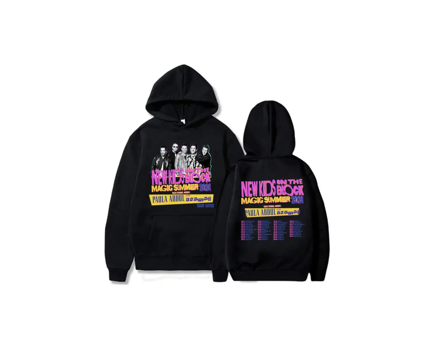 Siyah NKOTB-B sihirli yaz turu Hoodie Hoodie deras Para Mujer Moletom