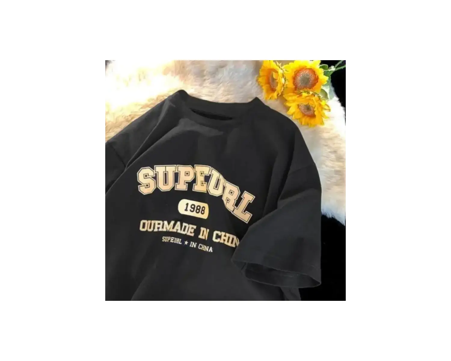 Siyah Ort Sve Baskılı Amerikan Sle Çiftin Üst Beş Çeyrek Sve Yuvarlak Ne Tee Grafik T