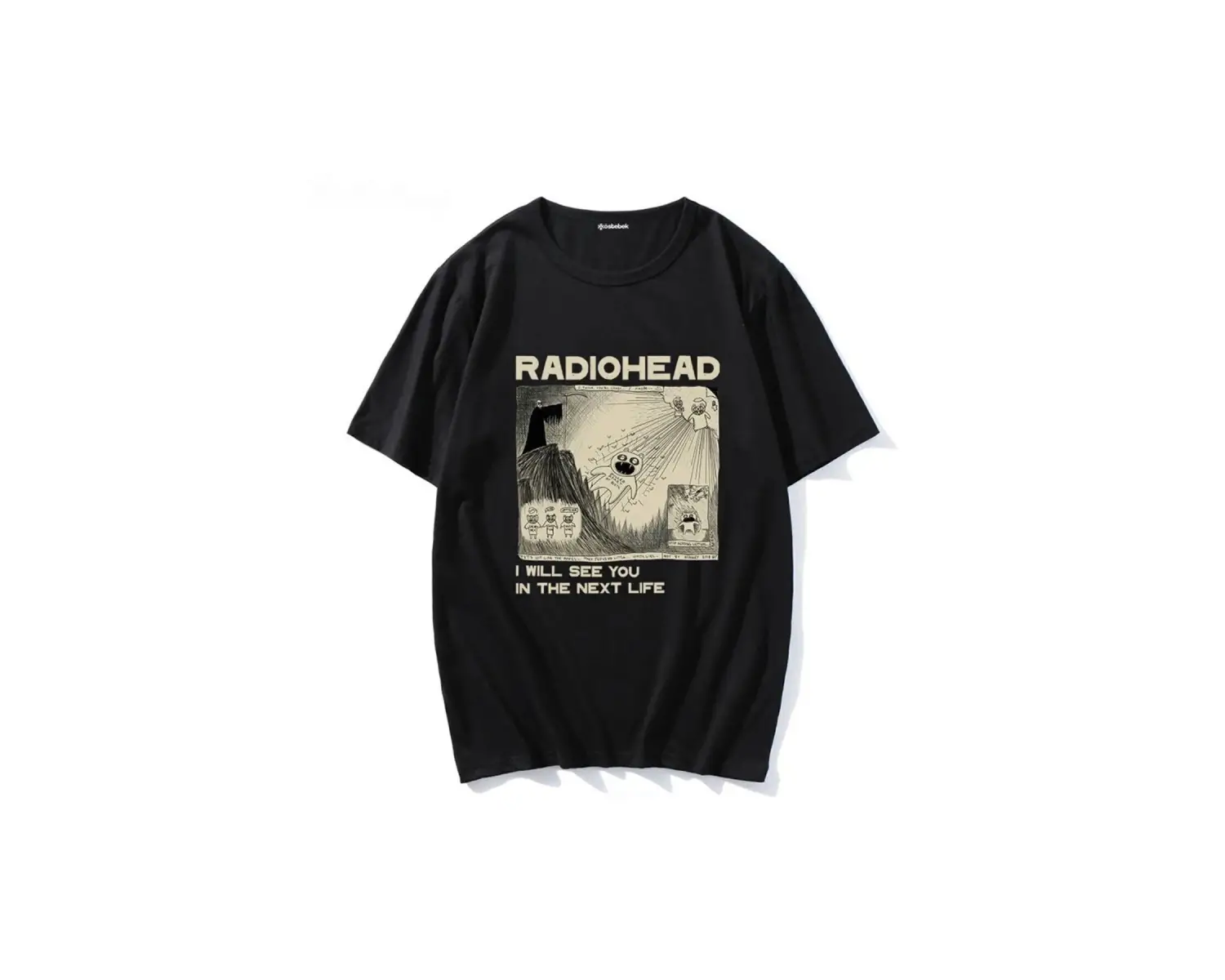 Siyah Radiohead - I Will See You (unisex)