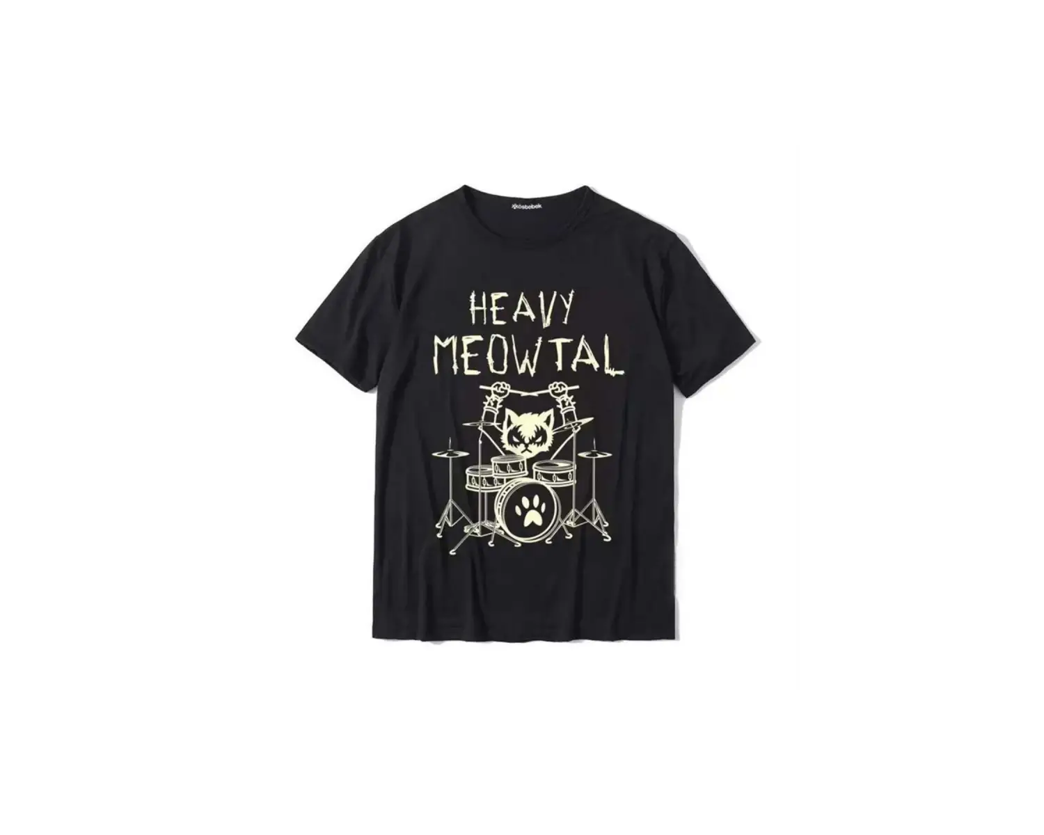 Siyah Rocker Cat-heavy Meowtal Unisex