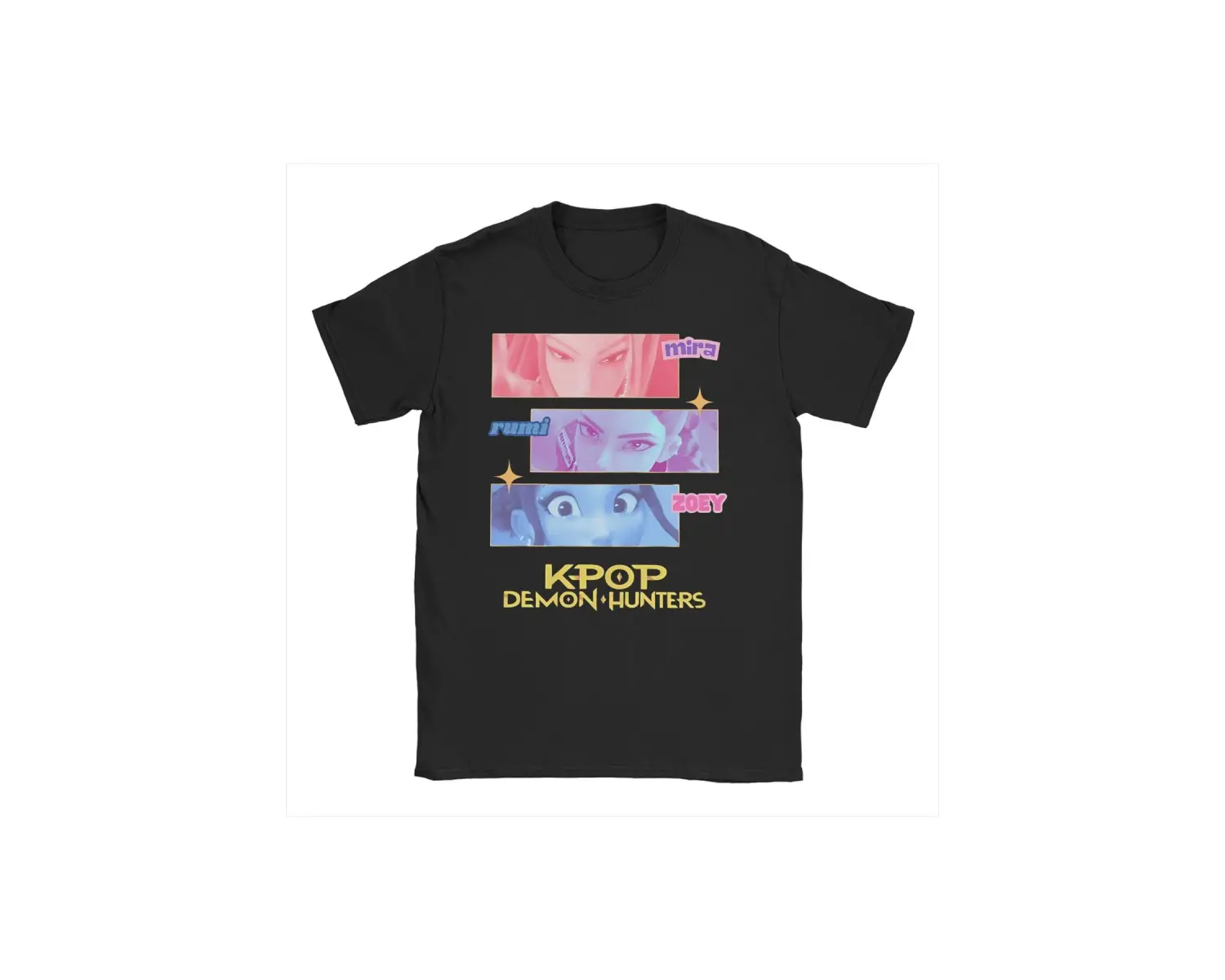 Siyah Rujinu KPDH Jinu Demon Hunter Tees Kpop Huntrix T Crewne