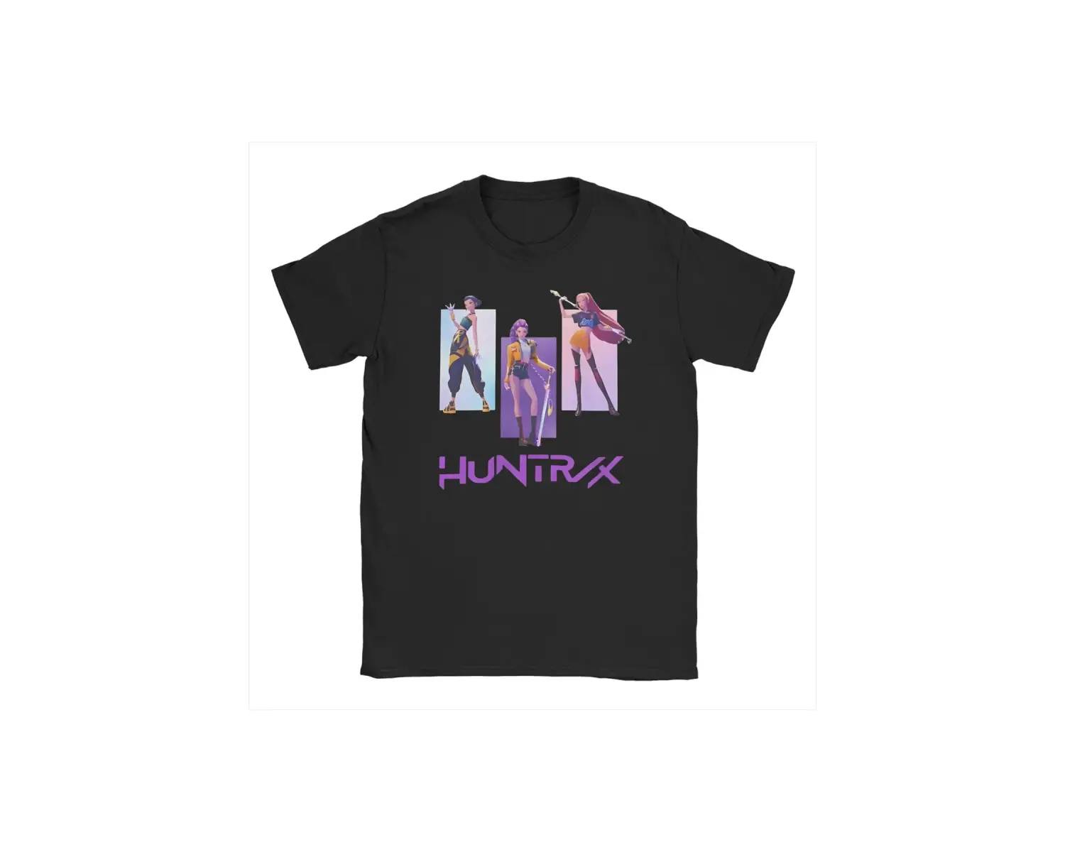 Siyah Rujinu KPDH Jinu Demon Hunter Tees Kpop Huntrix T Crewne