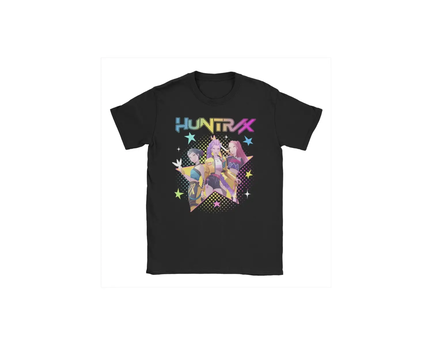 Siyah Rujinu KPDH Jinu Demon Hunter Tees Kpop Huntrix T Crewne