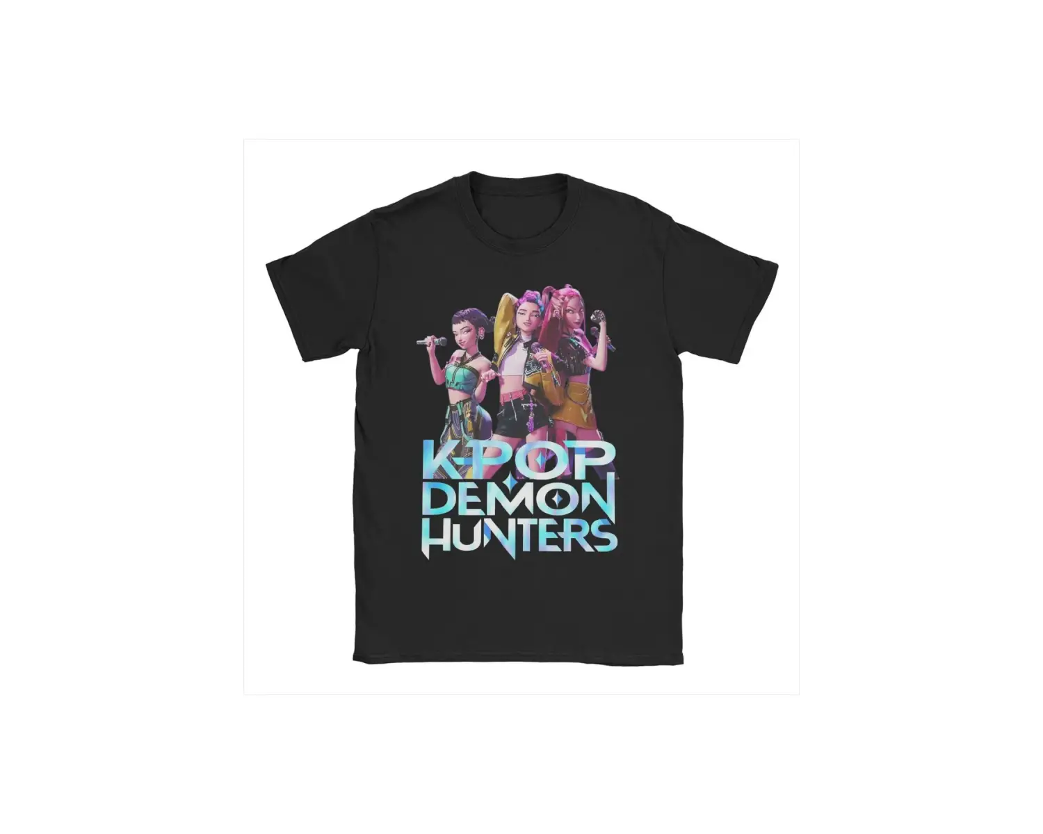 Siyah Rujinu KPDH Jinu Demon Hunter Tees Kpop Huntrix T Crewne