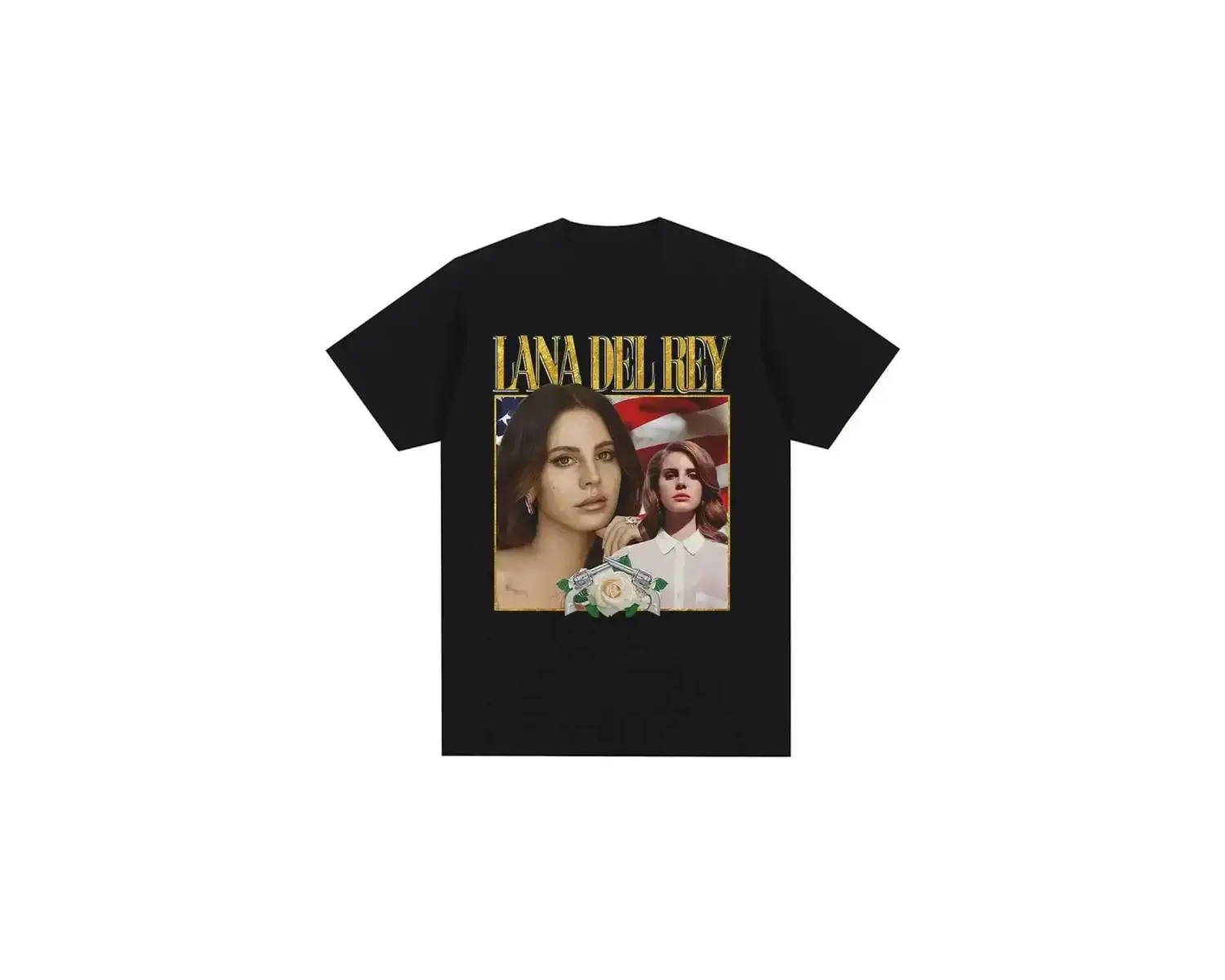 Siyah Şarkıcı Lana Del Rey Baskı Hip Hop leri Streetwear Harajuku kı