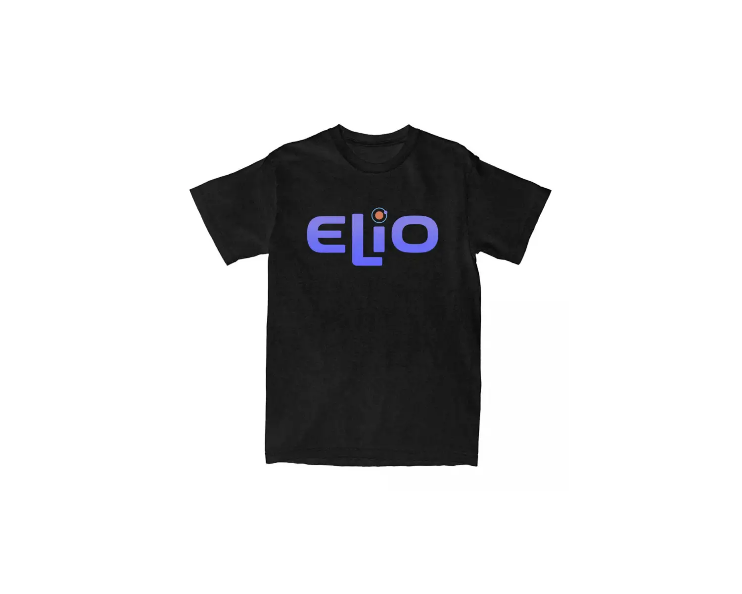 Siyah Tees Elioo Macera Filmi Grafik Komik Karikatür Baskı YENI T Gevşek