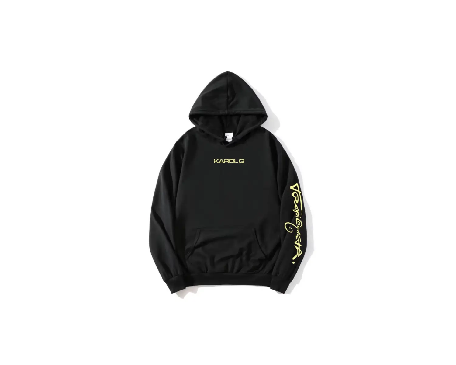 Siyah Tropicoqueta Hoodie KAROL G Albümü u Pola