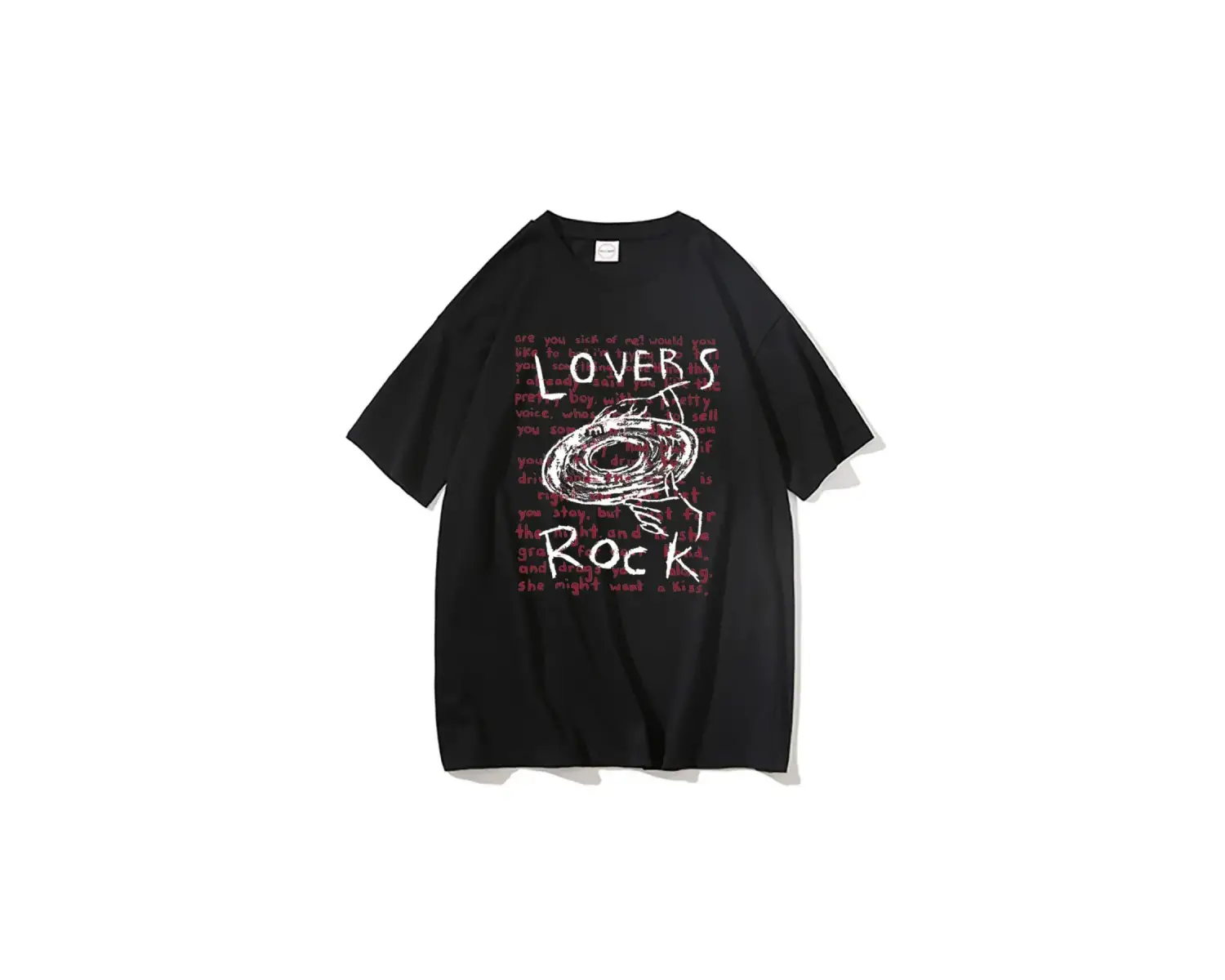 Siyah TV Tshirt Unisex Fransız Çıkış Albümü Hediye Indie Müzik Fan Tee Severler Rock Ba