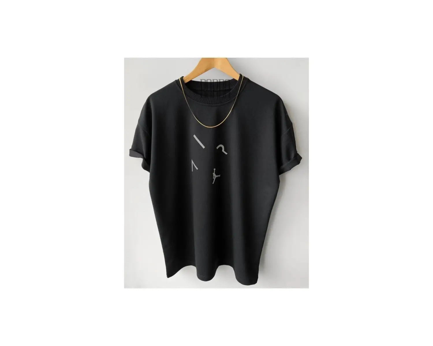 Siyah Unısex Aır Oversize Tshirt