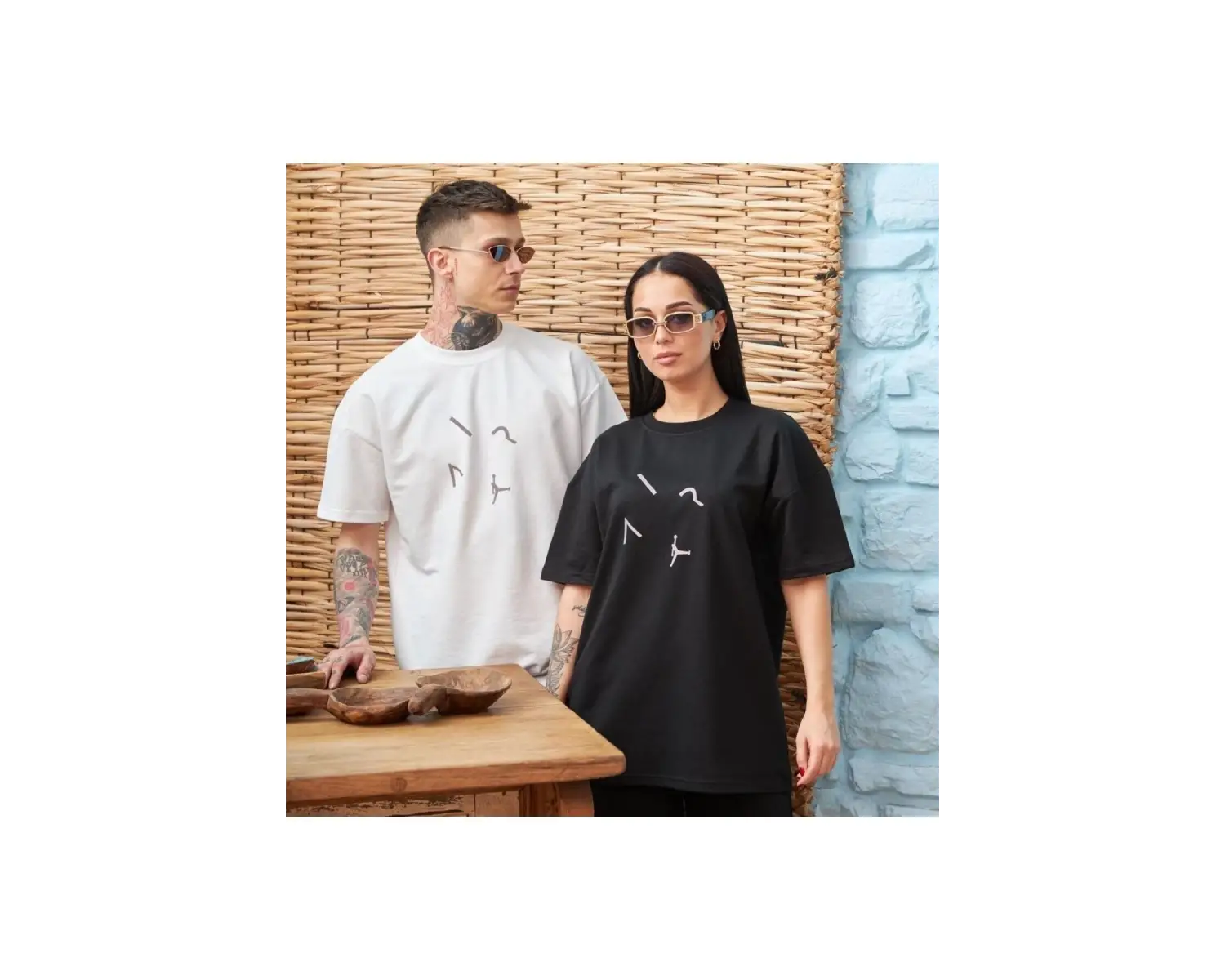 Siyah Unısex Aır Oversize Tshirt