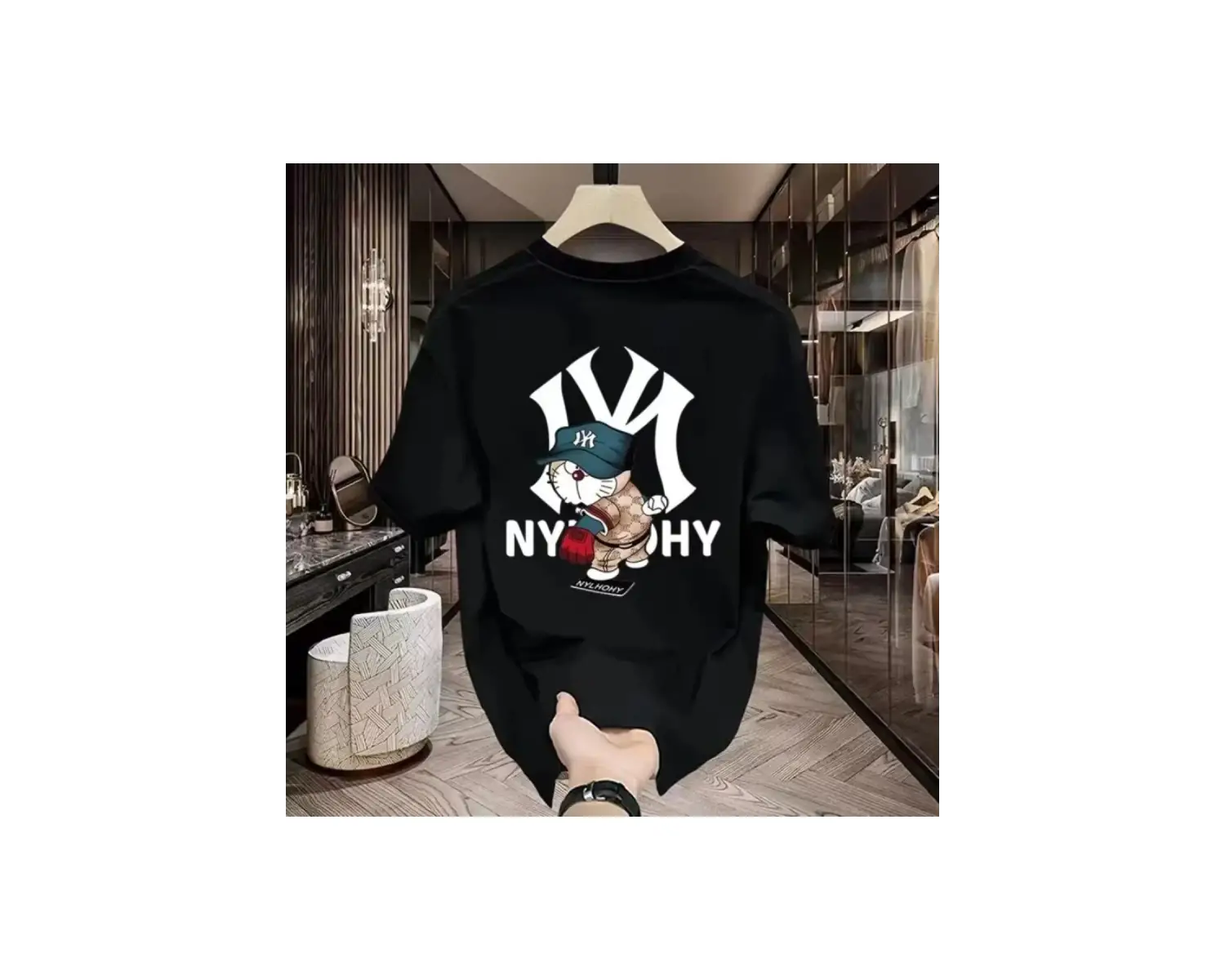 Siyah Yaz sı Yeni Baskılı ve High-end Baskılı Bol