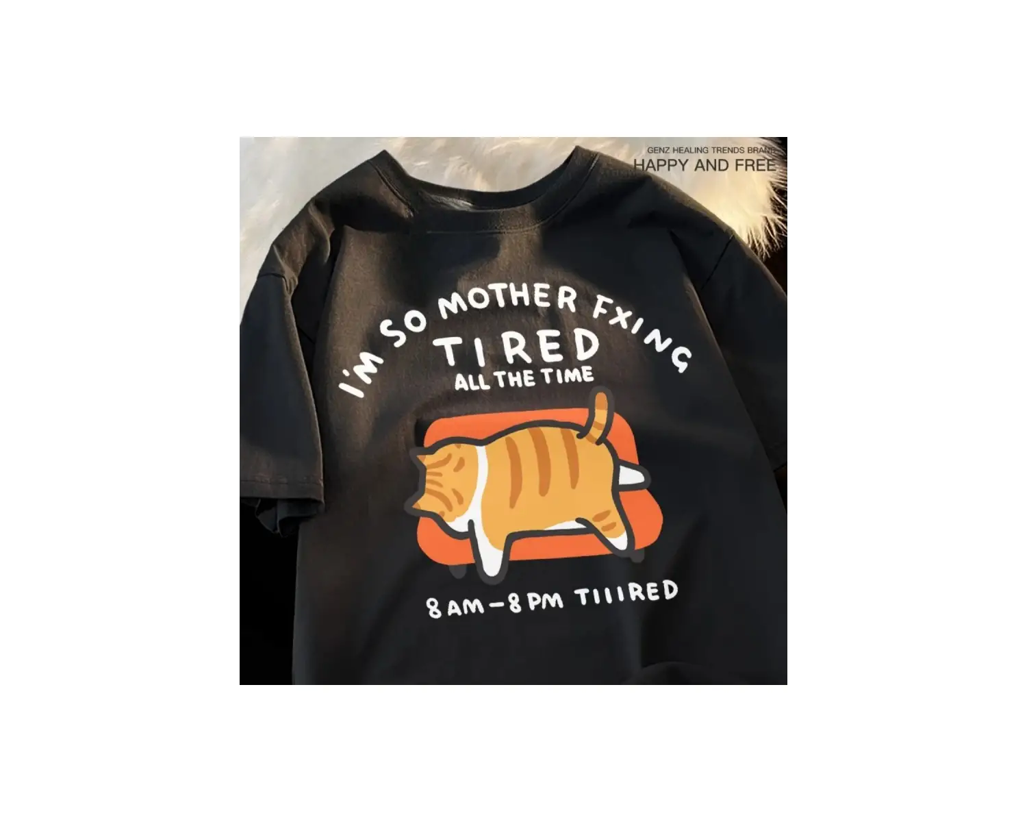 Siyah Yorgun Kedi Güzellik Kısa Siyam Yalan Kanepe Eğlenceli Gevşek Japon Ç