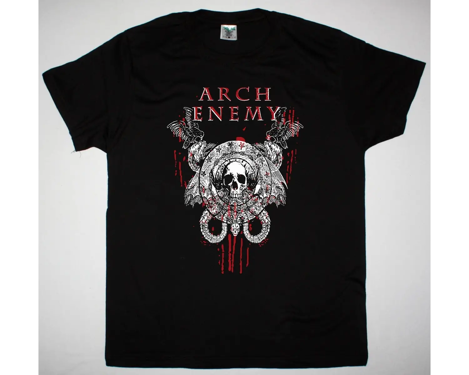 SKA P LOGO NEW BLACK T SHIRT ÖN BASKILI