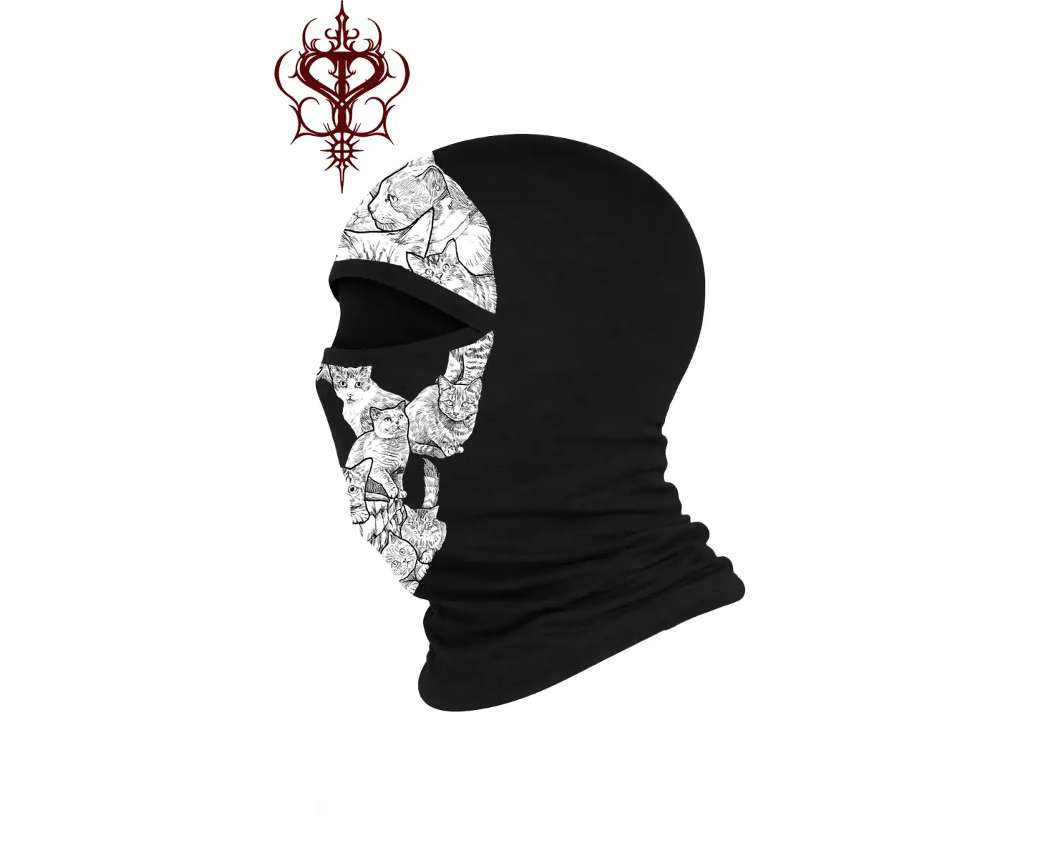 SKULLCat Skull  Motosiklet Giyim Maske & Balaklava