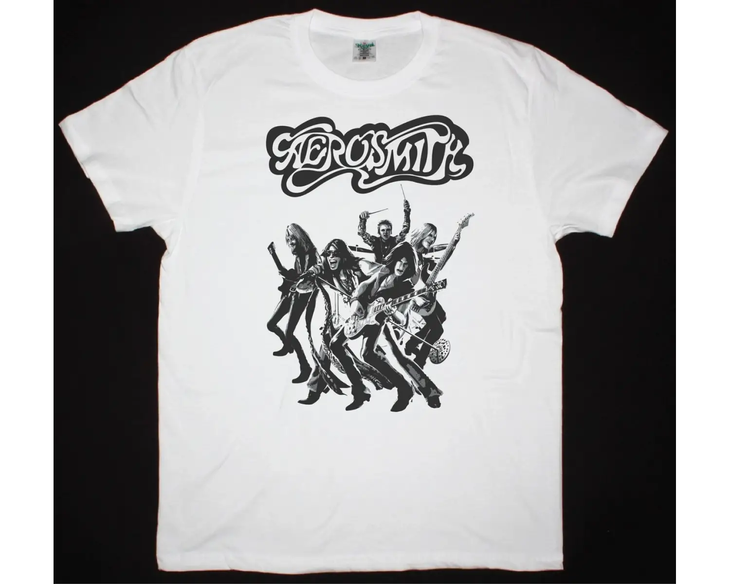 SLASH SKELETON NEW BLACK T-SHIRT ÖN BASKILI