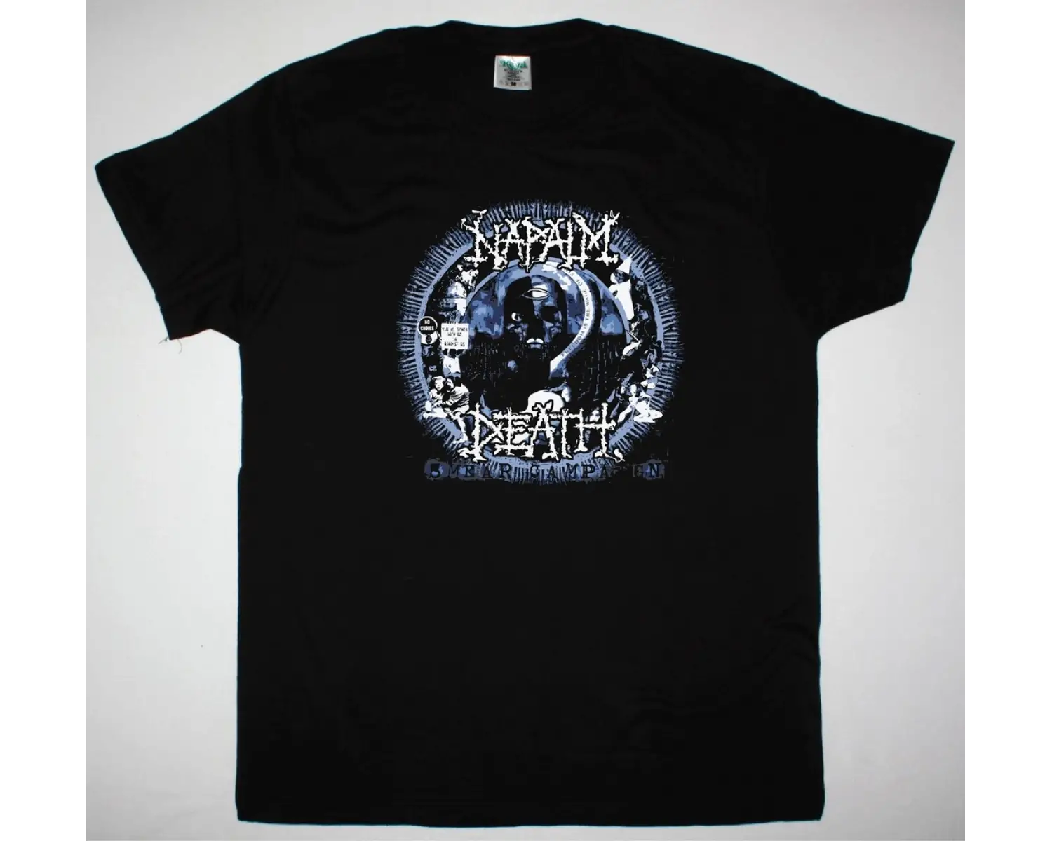 SLAYER BAND CLASSIC LINE UP NEW WHITE T-SHIRT ÖN BASKILI