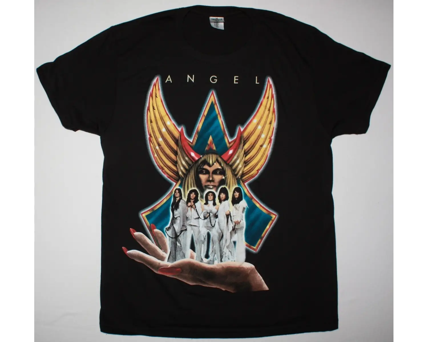 SLIPKNOT LOGO NEW BLACK T-SHIRT ÖN VE ARAKA BASKILI