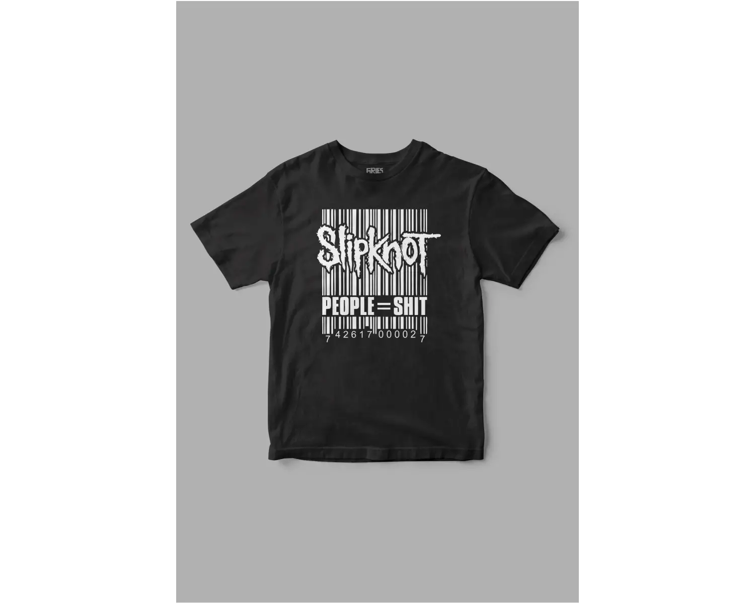 Slipknot People=Shıt Barcode Baskılı Tişört
