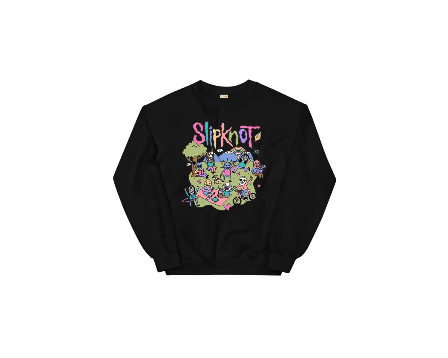 Slipknot Sweatshirt Beyaz