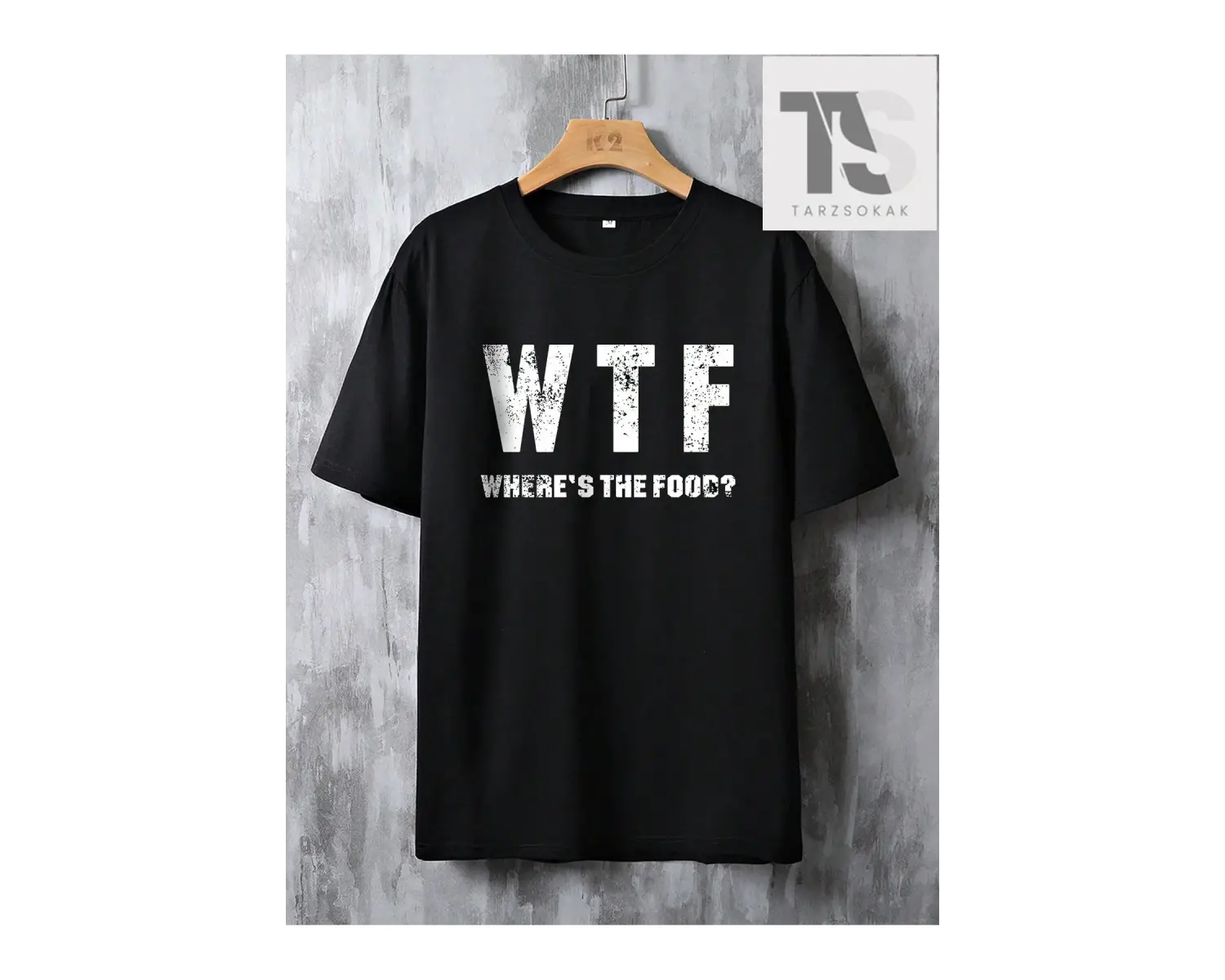 Slogan Baskılı Kısa Kollu Erkek Tişört