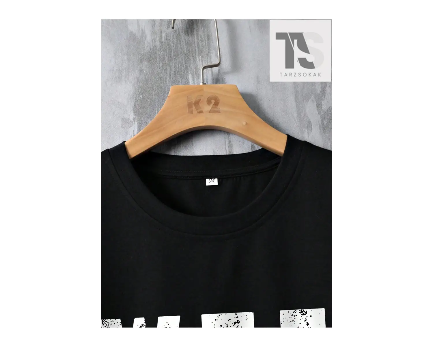 Slogan Baskılı Kısa Kollu Erkek Tişört