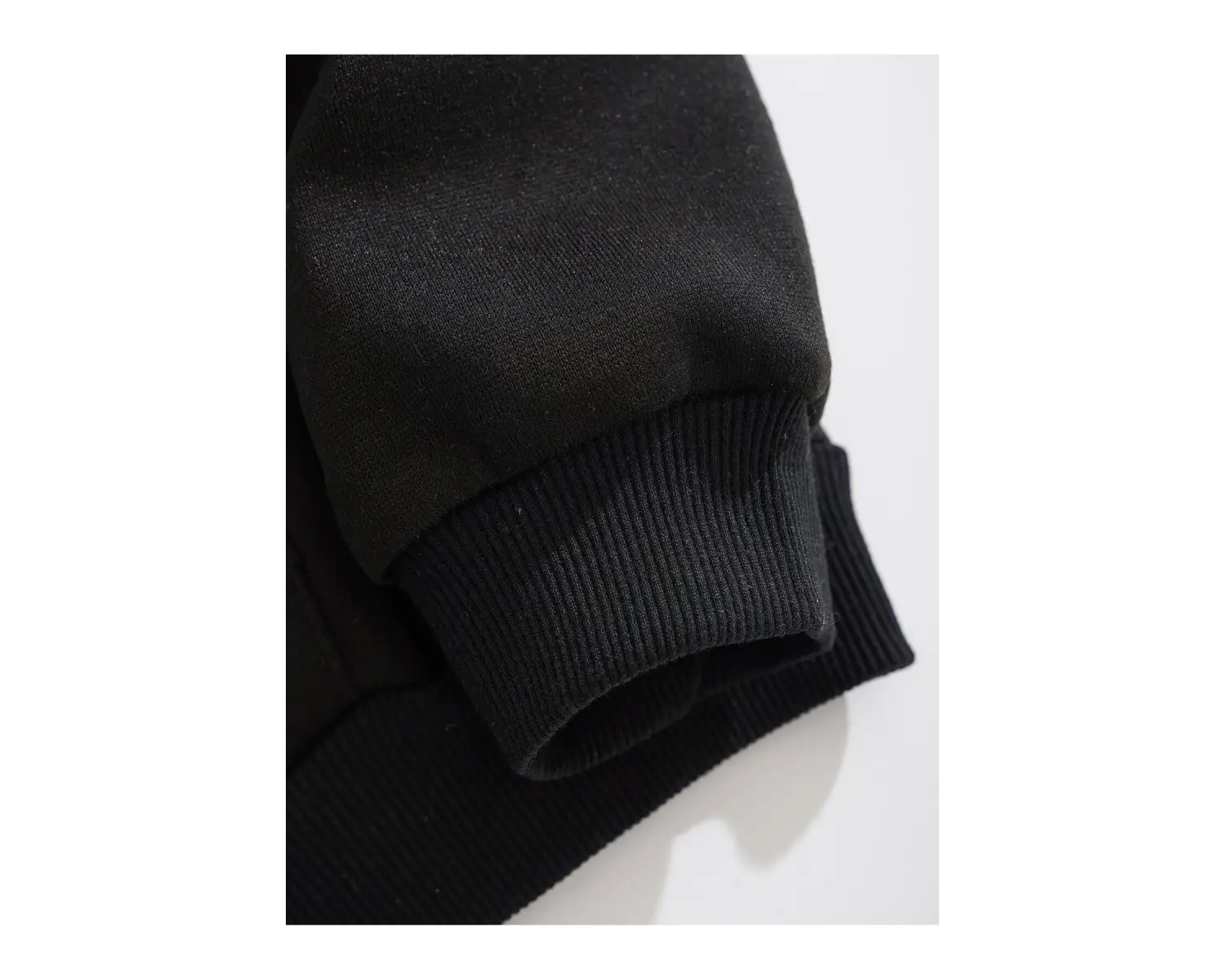 Slogan Graphic Zip Up Drawstring Lined Hoodie Siyah