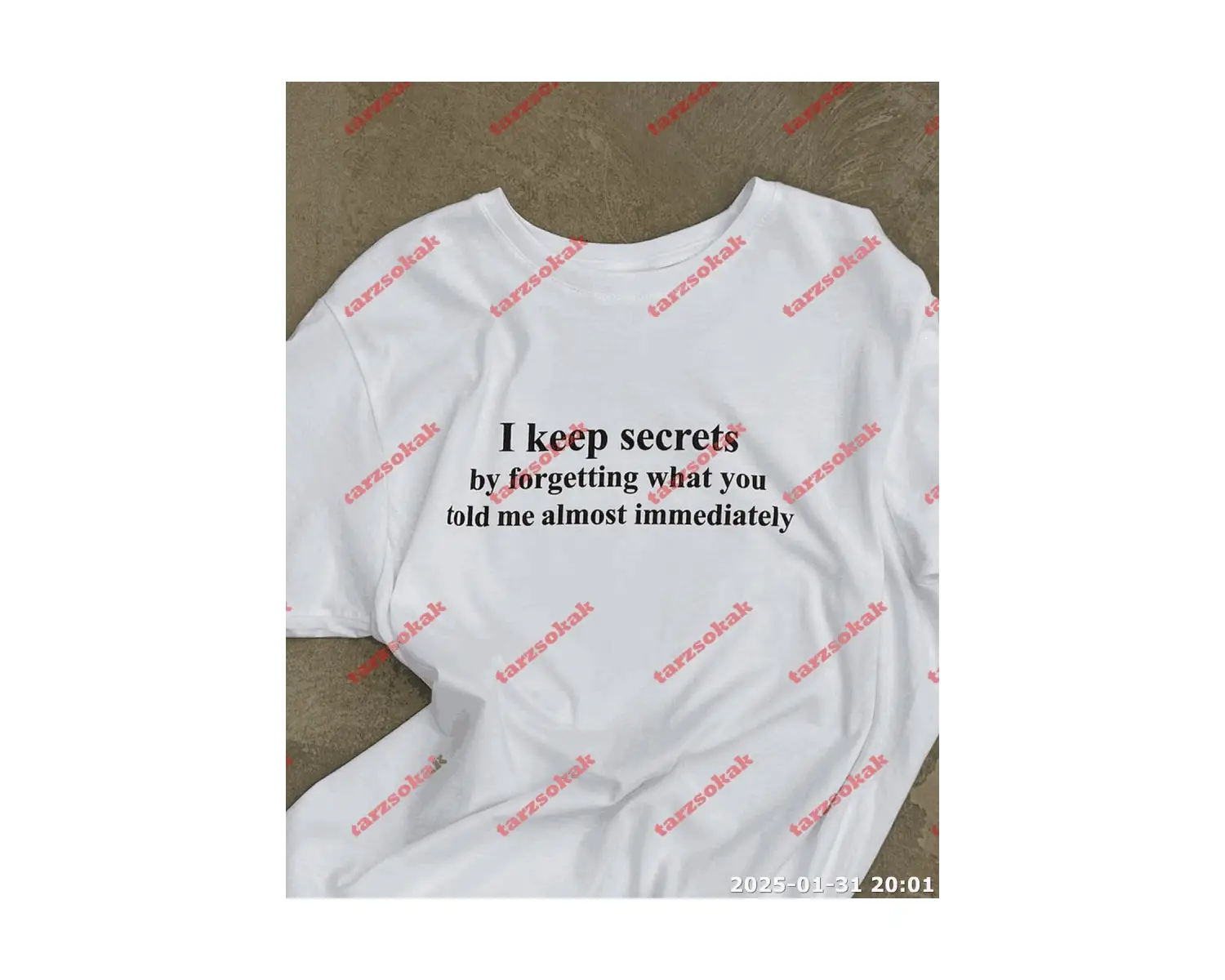 Slogan Unisex Yazılı Oversize Tshirt TWGWBR15