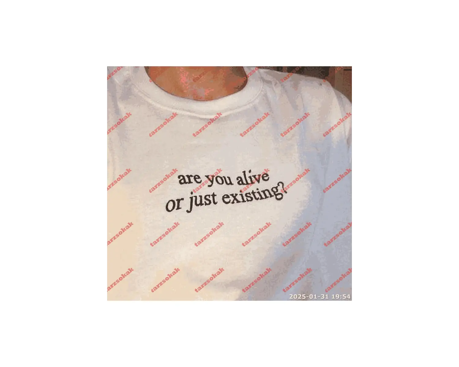 Slogan Unisex Yazılı Oversize Tshirt TWGWBR18