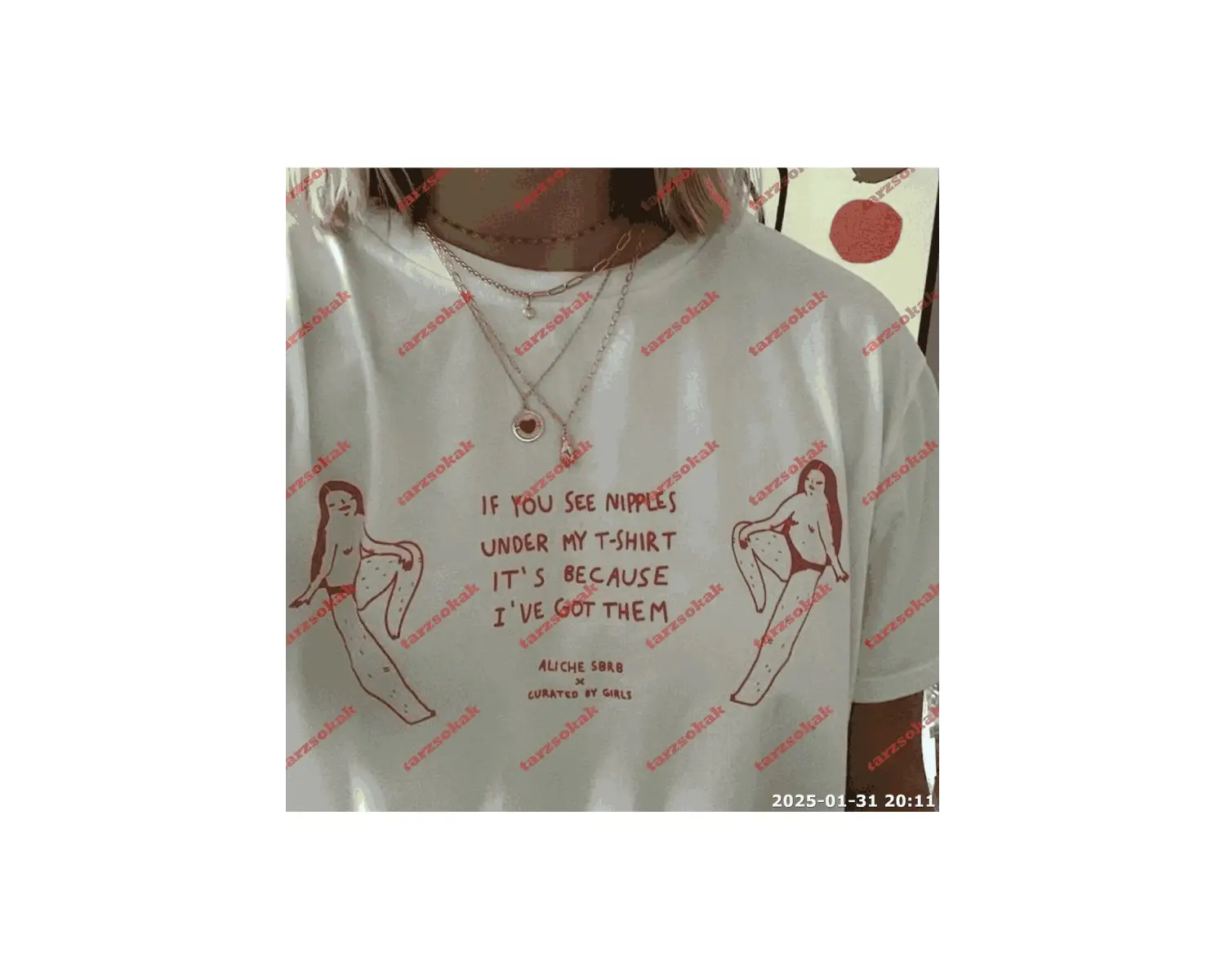 Slogan Unisex Yazılı Oversize Tshirt TWGWBR21