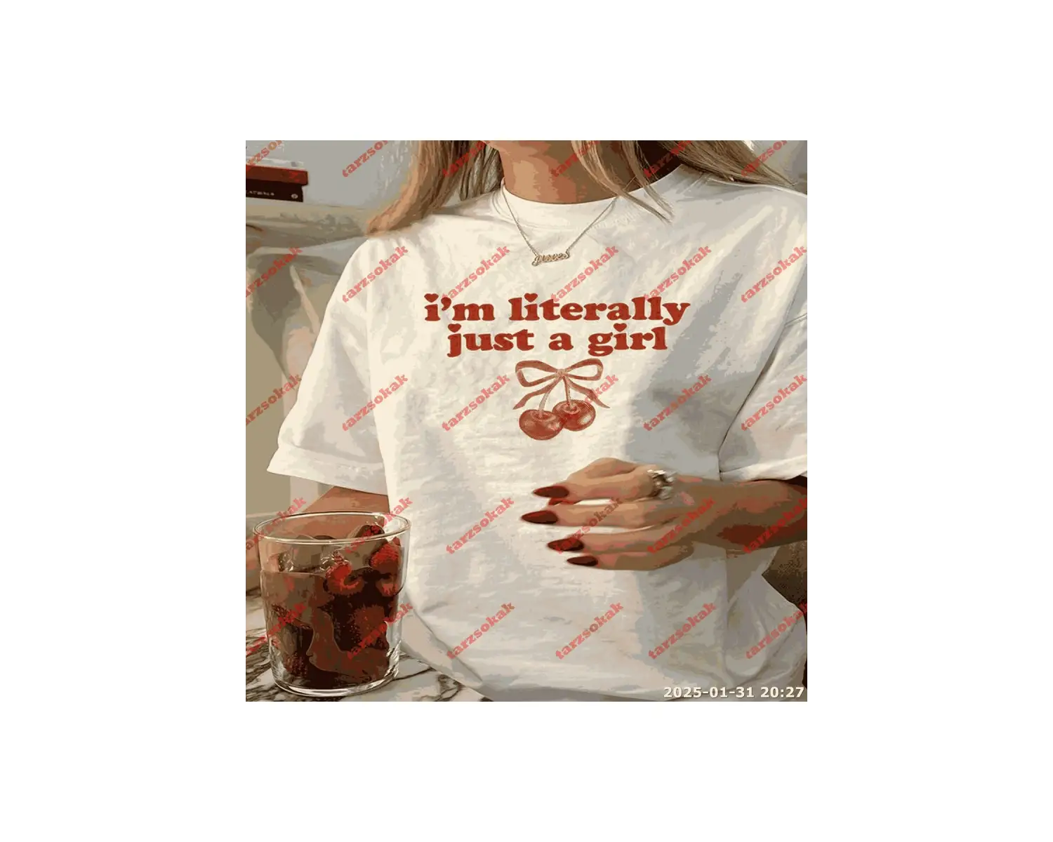 Slogan Unisex Yazılı Oversize Tshirt TWGWBR30