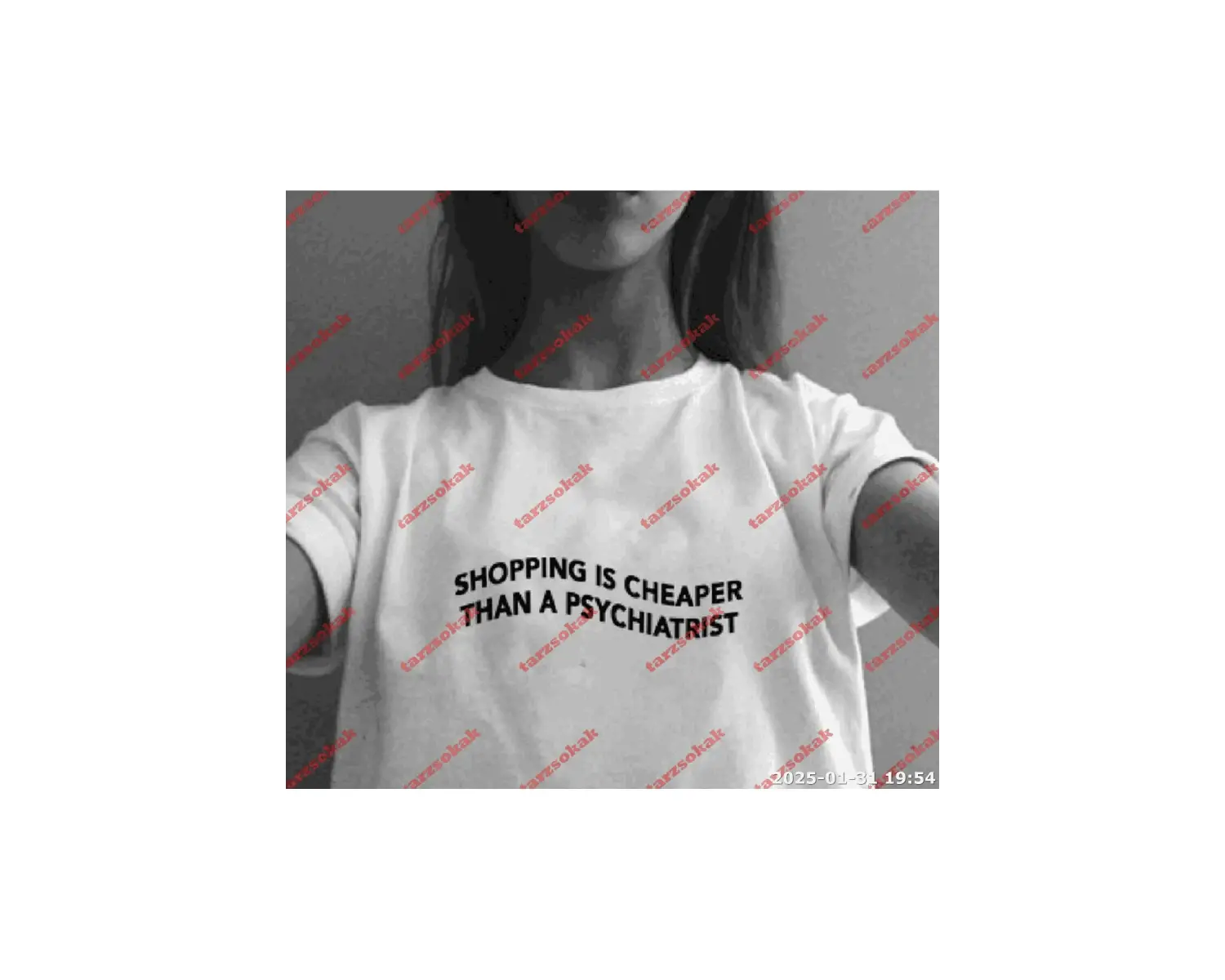 Slogan Unisex Yazılı Oversize Tshirt TWGWBR31