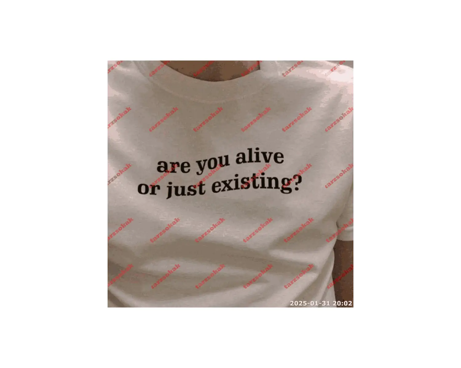 Slogan Unisex Yazılı Oversize Tshirt TWGWBR34