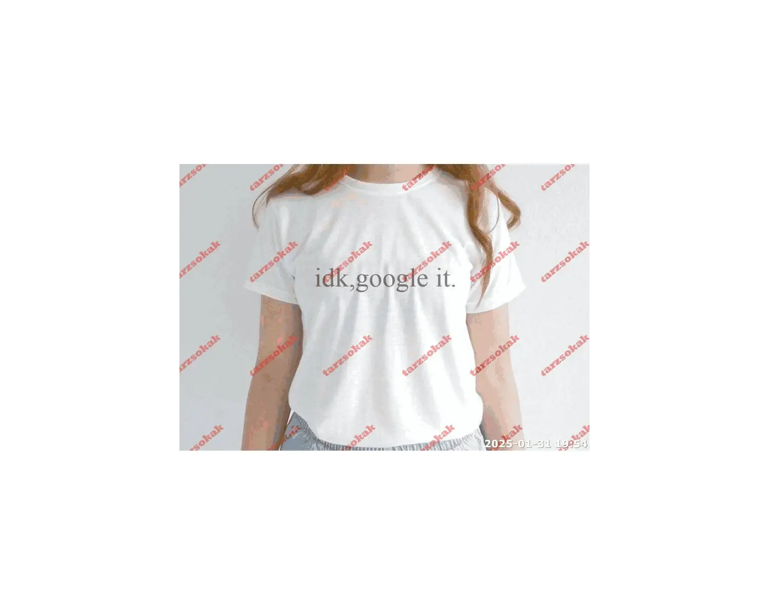 Slogan Unisex Yazılı Oversize Tshirt TWGWBR39